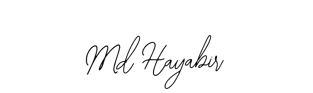 Create a beautiful signature design for name Md Hayabir. With this signature (Bearetta-2O07w) fonts, you can make a handwritten signature for free. Md Hayabir signature style 12 images and pictures png