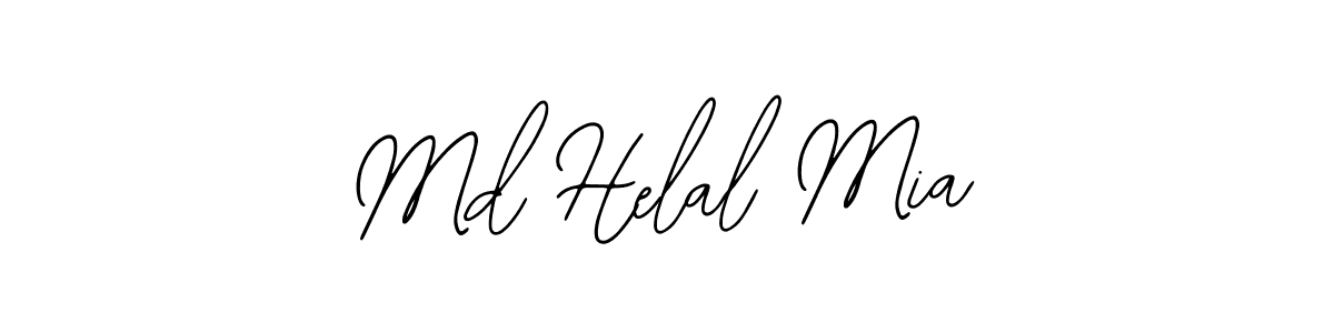 Use a signature maker to create a handwritten signature online. With this signature software, you can design (Bearetta-2O07w) your own signature for name Md Helal Mia. Md Helal Mia signature style 12 images and pictures png