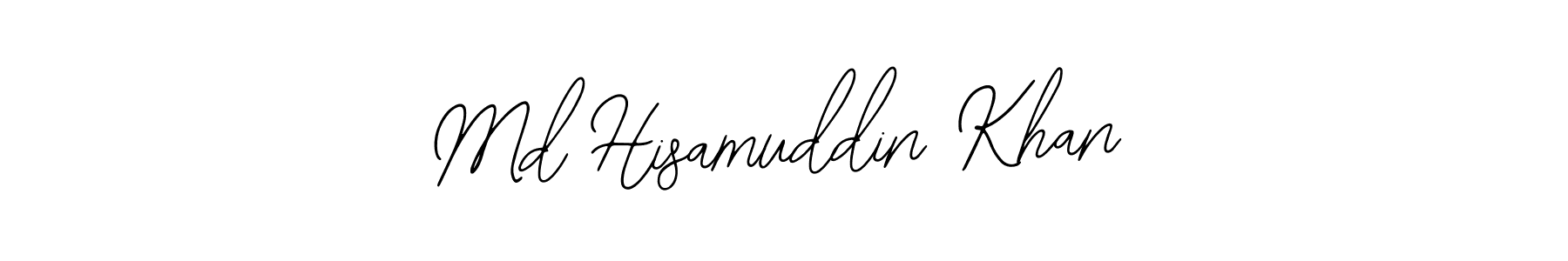 Create a beautiful signature design for name Md Hisamuddin Khan. With this signature (Bearetta-2O07w) fonts, you can make a handwritten signature for free. Md Hisamuddin Khan signature style 12 images and pictures png