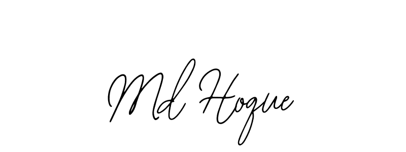 The best way (Bearetta-2O07w) to make a short signature is to pick only two or three words in your name. The name Md Hoque include a total of six letters. For converting this name. Md Hoque signature style 12 images and pictures png