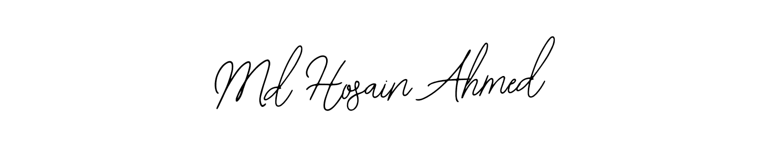 How to make Md Hosain Ahmed name signature. Use Bearetta-2O07w style for creating short signs online. This is the latest handwritten sign. Md Hosain Ahmed signature style 12 images and pictures png