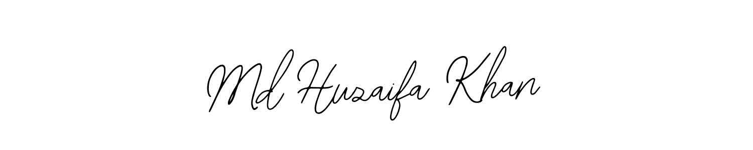 Create a beautiful signature design for name Md Huzaifa Khan. With this signature (Bearetta-2O07w) fonts, you can make a handwritten signature for free. Md Huzaifa Khan signature style 12 images and pictures png