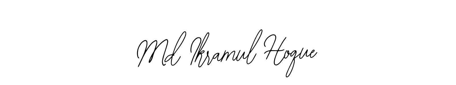How to Draw Md Ikramul Hoque signature style? Bearetta-2O07w is a latest design signature styles for name Md Ikramul Hoque. Md Ikramul Hoque signature style 12 images and pictures png