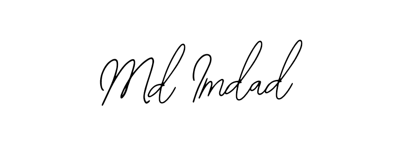 if you are searching for the best signature style for your name Md Imdad. so please give up your signature search. here we have designed multiple signature styles  using Bearetta-2O07w. Md Imdad signature style 12 images and pictures png