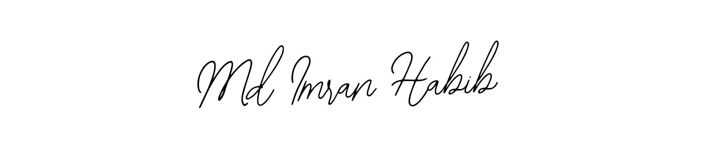 The best way (Bearetta-2O07w) to make a short signature is to pick only two or three words in your name. The name Md Imran Habib include a total of six letters. For converting this name. Md Imran Habib signature style 12 images and pictures png