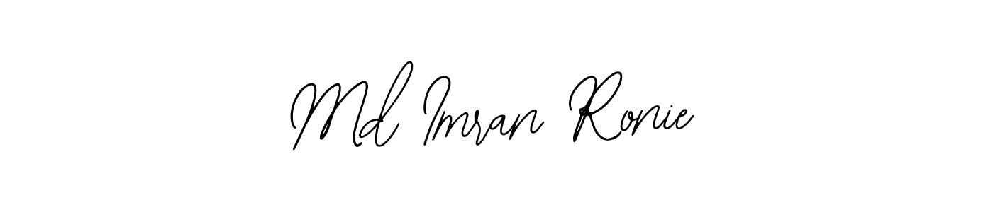 See photos of Md Imran Ronie official signature by Spectra . Check more albums & portfolios. Read reviews & check more about Bearetta-2O07w font. Md Imran Ronie signature style 12 images and pictures png