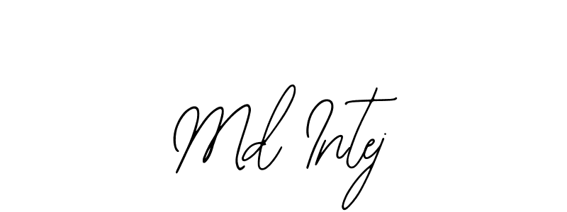 Create a beautiful signature design for name Md Intej. With this signature (Bearetta-2O07w) fonts, you can make a handwritten signature for free. Md Intej signature style 12 images and pictures png