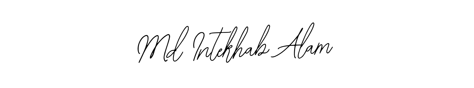 Similarly Bearetta-2O07w is the best handwritten signature design. Signature creator online .You can use it as an online autograph creator for name Md Intekhab Alam. Md Intekhab Alam signature style 12 images and pictures png