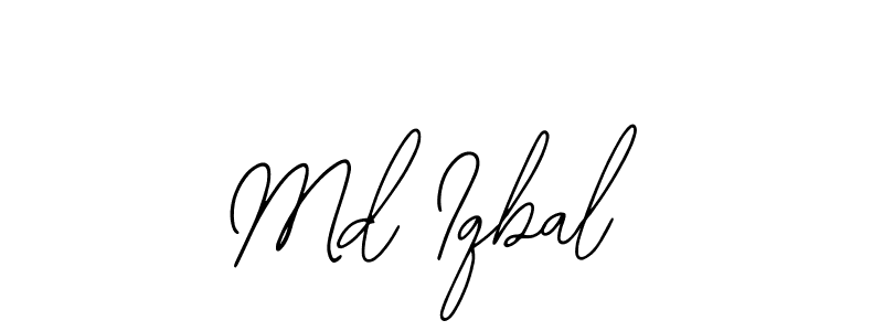 Design your own signature with our free online signature maker. With this signature software, you can create a handwritten (Bearetta-2O07w) signature for name Md Iqbal. Md Iqbal signature style 12 images and pictures png