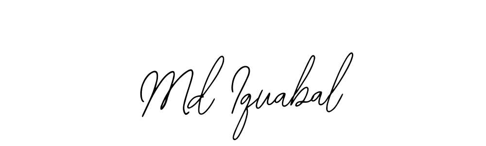 Similarly Bearetta-2O07w is the best handwritten signature design. Signature creator online .You can use it as an online autograph creator for name Md Iquabal. Md Iquabal signature style 12 images and pictures png