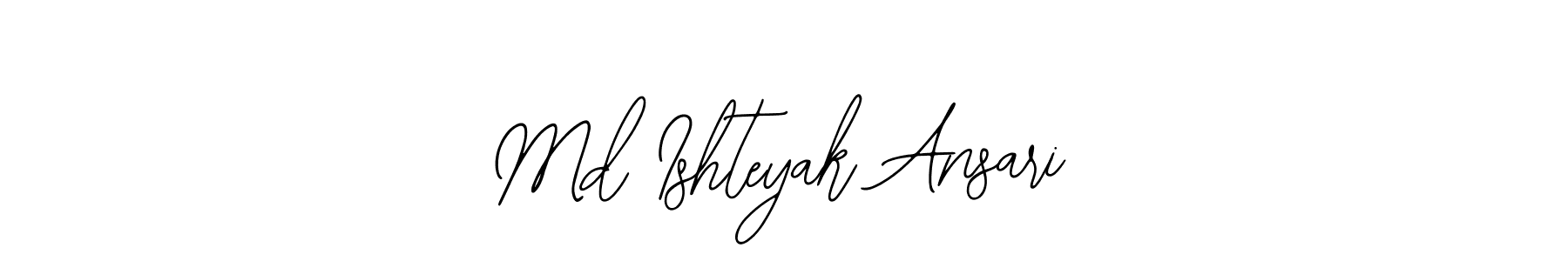 Design your own signature with our free online signature maker. With this signature software, you can create a handwritten (Bearetta-2O07w) signature for name Md Ishteyak Ansari. Md Ishteyak Ansari signature style 12 images and pictures png