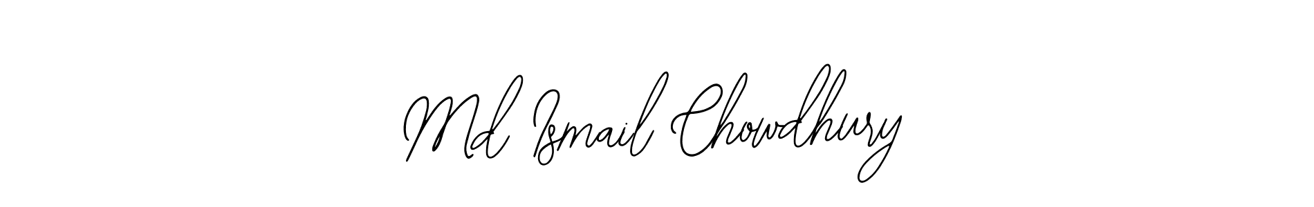 How to Draw Md Ismail Chowdhury signature style? Bearetta-2O07w is a latest design signature styles for name Md Ismail Chowdhury. Md Ismail Chowdhury signature style 12 images and pictures png