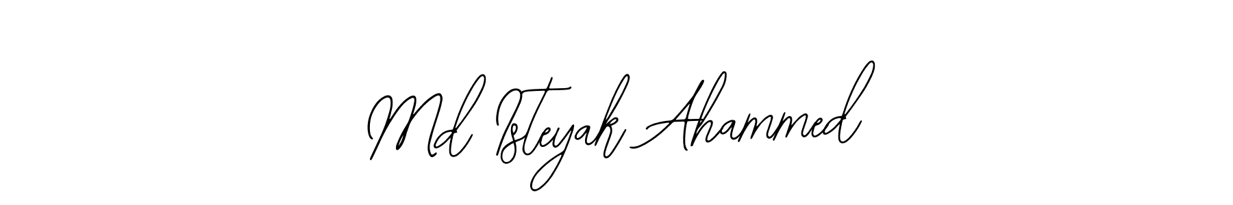 Also You can easily find your signature by using the search form. We will create Md Isteyak Ahammed name handwritten signature images for you free of cost using Bearetta-2O07w sign style. Md Isteyak Ahammed signature style 12 images and pictures png