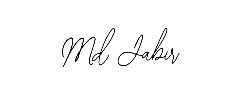 Also You can easily find your signature by using the search form. We will create Md Jabir name handwritten signature images for you free of cost using Bearetta-2O07w sign style. Md Jabir signature style 12 images and pictures png