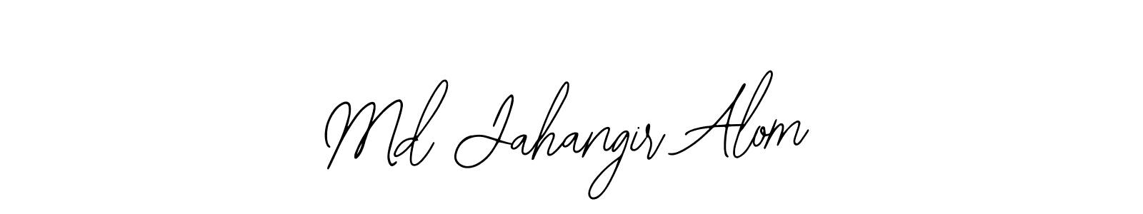 Also You can easily find your signature by using the search form. We will create Md Jahangir Alom name handwritten signature images for you free of cost using Bearetta-2O07w sign style. Md Jahangir Alom signature style 12 images and pictures png