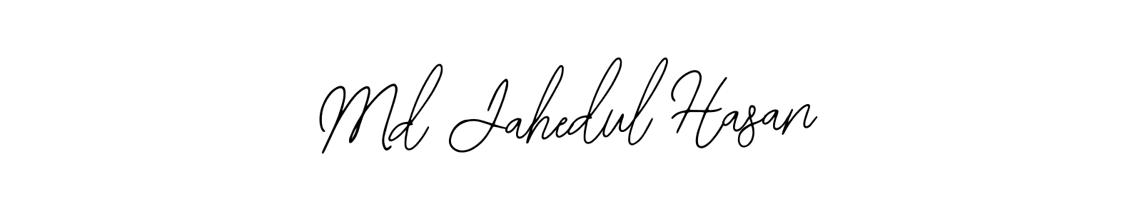 You should practise on your own different ways (Bearetta-2O07w) to write your name (Md Jahedul Hasan) in signature. don't let someone else do it for you. Md Jahedul Hasan signature style 12 images and pictures png
