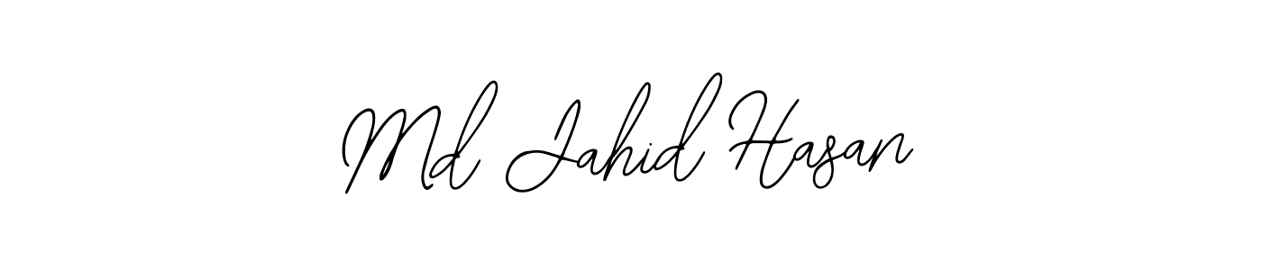 Use a signature maker to create a handwritten signature online. With this signature software, you can design (Bearetta-2O07w) your own signature for name Md Jahid Hasan. Md Jahid Hasan signature style 12 images and pictures png