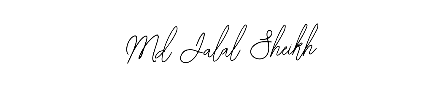 How to Draw Md Jalal Sheikh signature style? Bearetta-2O07w is a latest design signature styles for name Md Jalal Sheikh. Md Jalal Sheikh signature style 12 images and pictures png