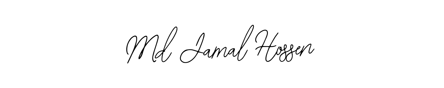 You should practise on your own different ways (Bearetta-2O07w) to write your name (Md Jamal Hossen) in signature. don't let someone else do it for you. Md Jamal Hossen signature style 12 images and pictures png