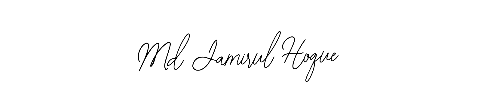 Similarly Bearetta-2O07w is the best handwritten signature design. Signature creator online .You can use it as an online autograph creator for name Md Jamirul Hoque. Md Jamirul Hoque signature style 12 images and pictures png