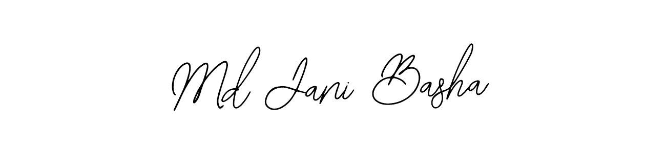 How to make Md Jani Basha signature? Bearetta-2O07w is a professional autograph style. Create handwritten signature for Md Jani Basha name. Md Jani Basha signature style 12 images and pictures png