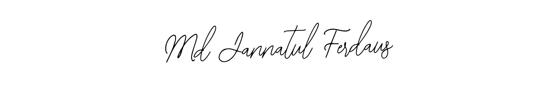 Also You can easily find your signature by using the search form. We will create Md Jannatul Ferdaus name handwritten signature images for you free of cost using Bearetta-2O07w sign style. Md Jannatul Ferdaus signature style 12 images and pictures png