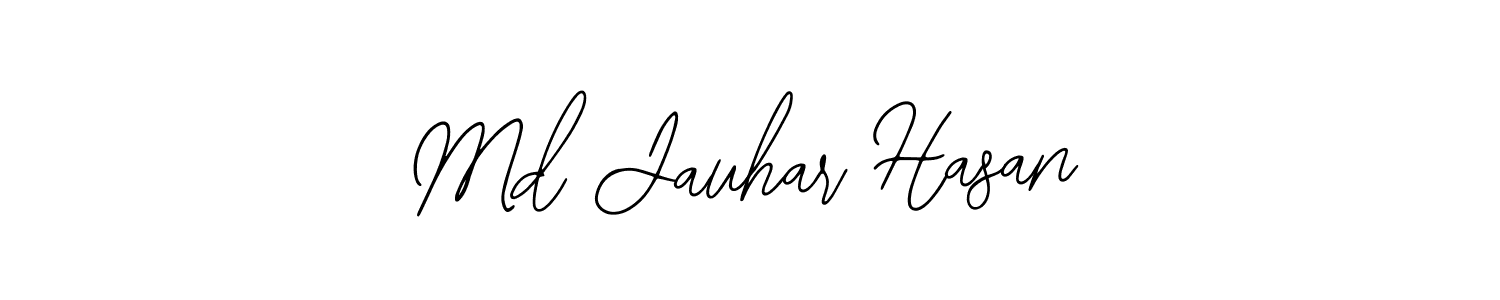 Design your own signature with our free online signature maker. With this signature software, you can create a handwritten (Bearetta-2O07w) signature for name Md Jauhar Hasan. Md Jauhar Hasan signature style 12 images and pictures png