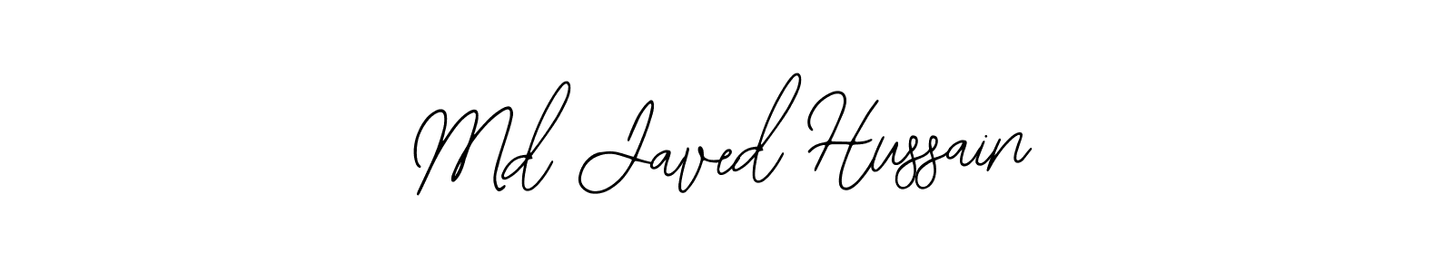 The best way (Bearetta-2O07w) to make a short signature is to pick only two or three words in your name. The name Md Javed Hussain include a total of six letters. For converting this name. Md Javed Hussain signature style 12 images and pictures png