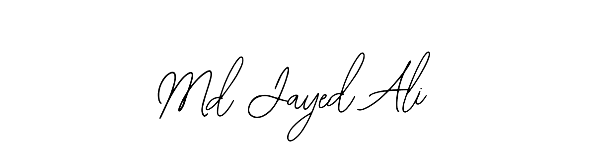 How to make Md Jayed Ali name signature. Use Bearetta-2O07w style for creating short signs online. This is the latest handwritten sign. Md Jayed Ali signature style 12 images and pictures png