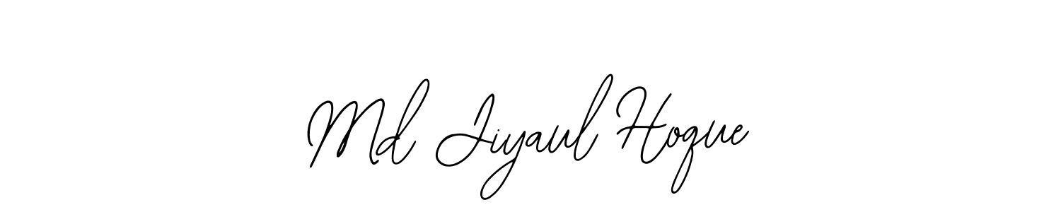 How to make Md Jiyaul Hoque name signature. Use Bearetta-2O07w style for creating short signs online. This is the latest handwritten sign. Md Jiyaul Hoque signature style 12 images and pictures png