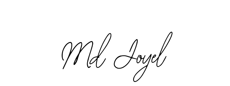 You should practise on your own different ways (Bearetta-2O07w) to write your name (Md Joyel) in signature. don't let someone else do it for you. Md Joyel signature style 12 images and pictures png