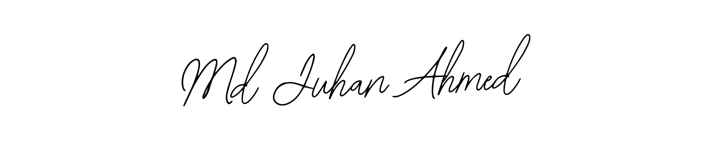 Make a short Md Juhan Ahmed signature style. Manage your documents anywhere anytime using Bearetta-2O07w. Create and add eSignatures, submit forms, share and send files easily. Md Juhan Ahmed signature style 12 images and pictures png