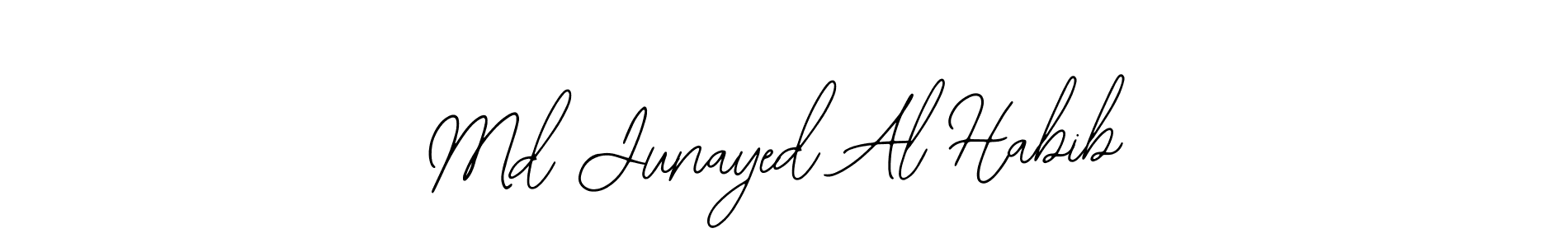 You should practise on your own different ways (Bearetta-2O07w) to write your name (Md Junayed Al Habib) in signature. don't let someone else do it for you. Md Junayed Al Habib signature style 12 images and pictures png