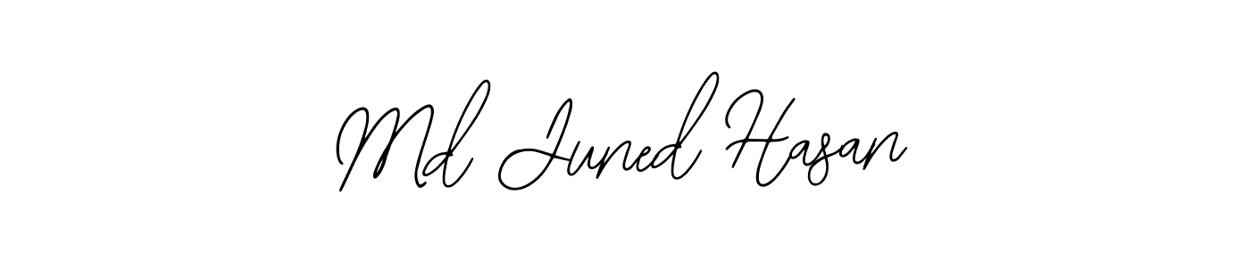 How to make Md Juned Hasan signature? Bearetta-2O07w is a professional autograph style. Create handwritten signature for Md Juned Hasan name. Md Juned Hasan signature style 12 images and pictures png