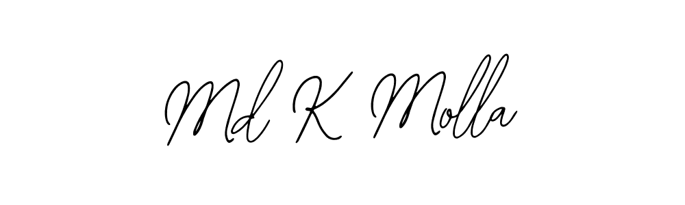 Also You can easily find your signature by using the search form. We will create Md K Molla name handwritten signature images for you free of cost using Bearetta-2O07w sign style. Md K Molla signature style 12 images and pictures png