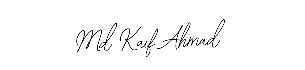 Use a signature maker to create a handwritten signature online. With this signature software, you can design (Bearetta-2O07w) your own signature for name Md Kaif Ahmad. Md Kaif Ahmad signature style 12 images and pictures png