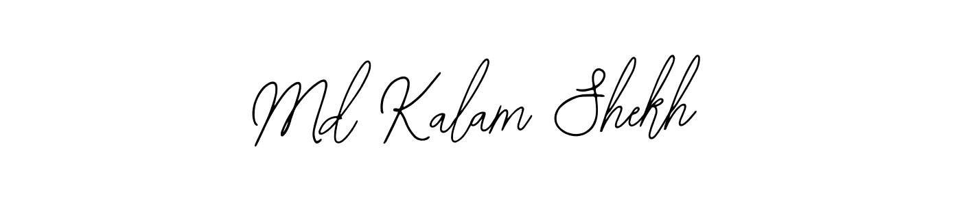 Similarly Bearetta-2O07w is the best handwritten signature design. Signature creator online .You can use it as an online autograph creator for name Md Kalam Shekh. Md Kalam Shekh signature style 12 images and pictures png