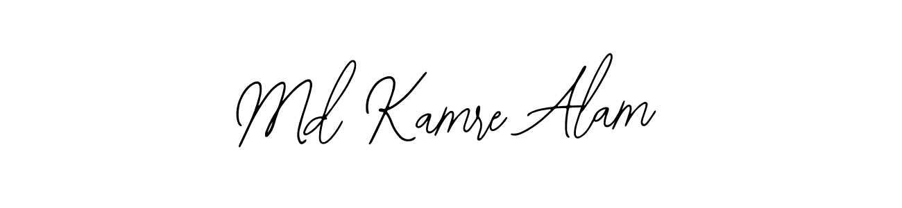 This is the best signature style for the Md Kamre Alam name. Also you like these signature font (Bearetta-2O07w). Mix name signature. Md Kamre Alam signature style 12 images and pictures png