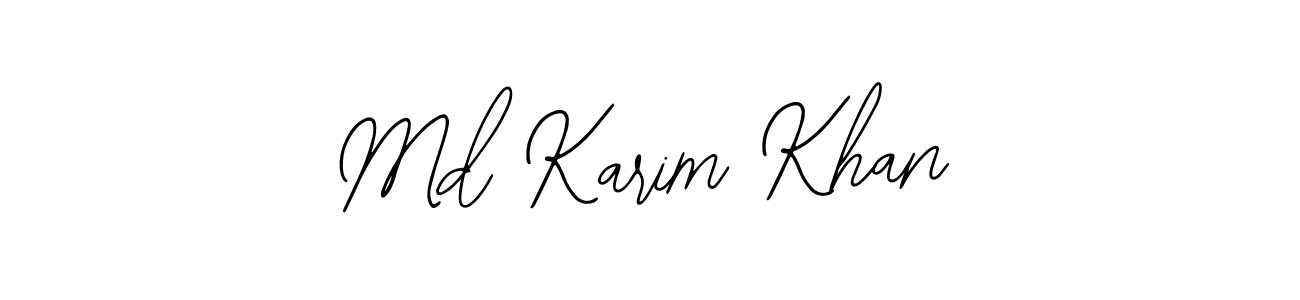 How to make Md Karim Khan name signature. Use Bearetta-2O07w style for creating short signs online. This is the latest handwritten sign. Md Karim Khan signature style 12 images and pictures png