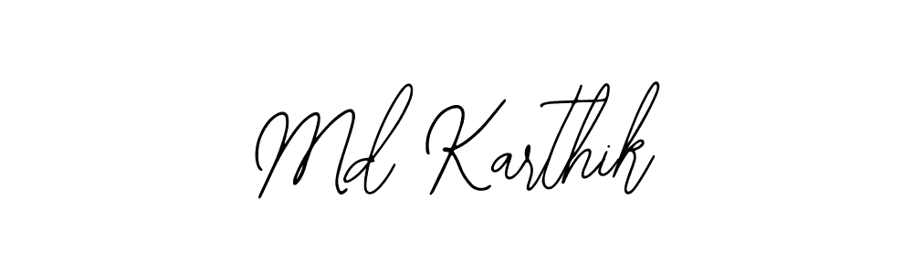 Make a beautiful signature design for name Md Karthik. Use this online signature maker to create a handwritten signature for free. Md Karthik signature style 12 images and pictures png