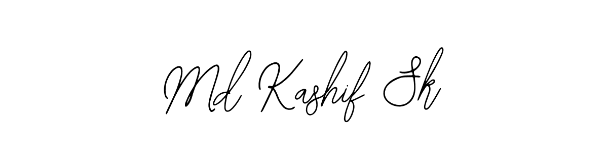 Use a signature maker to create a handwritten signature online. With this signature software, you can design (Bearetta-2O07w) your own signature for name Md Kashif Sk. Md Kashif Sk signature style 12 images and pictures png