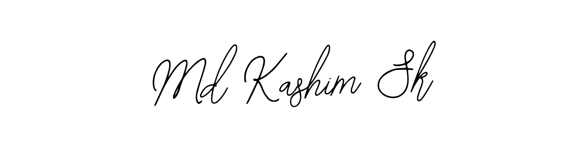 How to make Md Kashim Sk name signature. Use Bearetta-2O07w style for creating short signs online. This is the latest handwritten sign. Md Kashim Sk signature style 12 images and pictures png