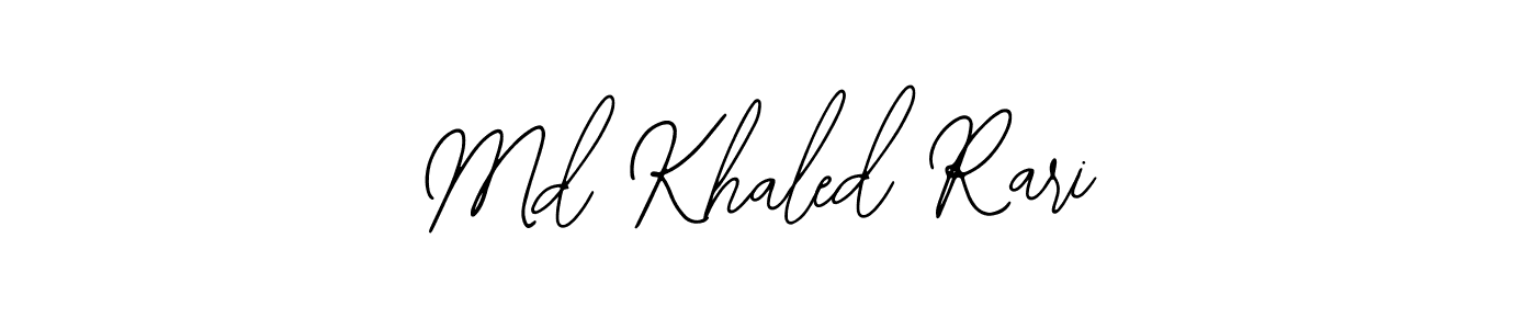 See photos of Md Khaled Rari official signature by Spectra . Check more albums & portfolios. Read reviews & check more about Bearetta-2O07w font. Md Khaled Rari signature style 12 images and pictures png