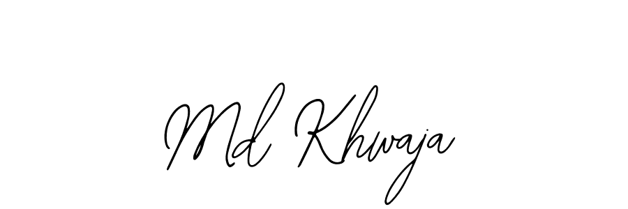 Use a signature maker to create a handwritten signature online. With this signature software, you can design (Bearetta-2O07w) your own signature for name Md Khwaja. Md Khwaja signature style 12 images and pictures png