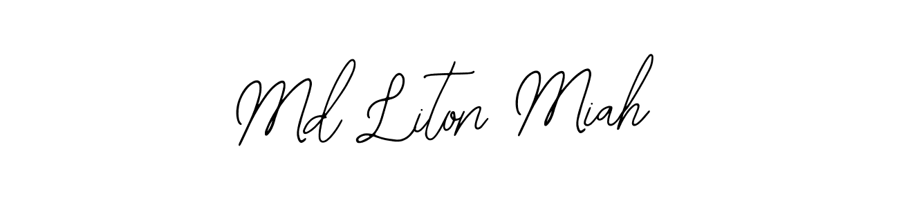 Make a short Md Liton Miah signature style. Manage your documents anywhere anytime using Bearetta-2O07w. Create and add eSignatures, submit forms, share and send files easily. Md Liton Miah signature style 12 images and pictures png