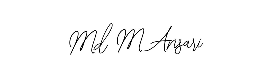 Design your own signature with our free online signature maker. With this signature software, you can create a handwritten (Bearetta-2O07w) signature for name Md M Ansari. Md M Ansari signature style 12 images and pictures png