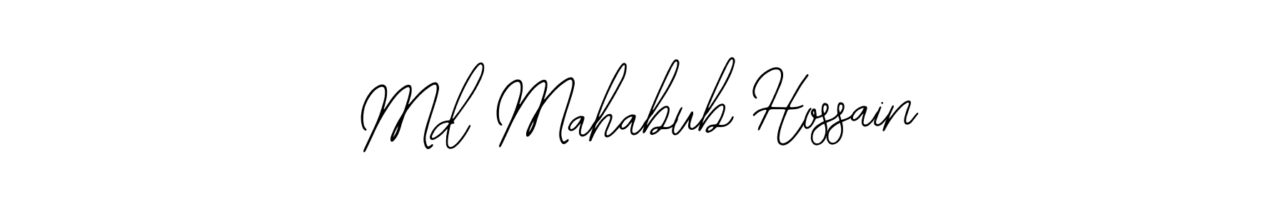 The best way (Bearetta-2O07w) to make a short signature is to pick only two or three words in your name. The name Md Mahabub Hossain include a total of six letters. For converting this name. Md Mahabub Hossain signature style 12 images and pictures png