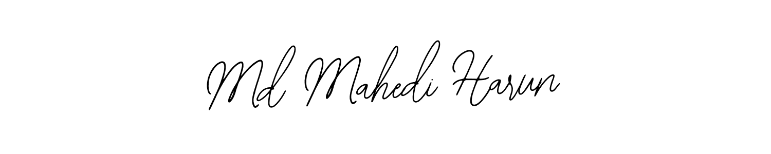 How to make Md Mahedi Harun name signature. Use Bearetta-2O07w style for creating short signs online. This is the latest handwritten sign. Md Mahedi Harun signature style 12 images and pictures png
