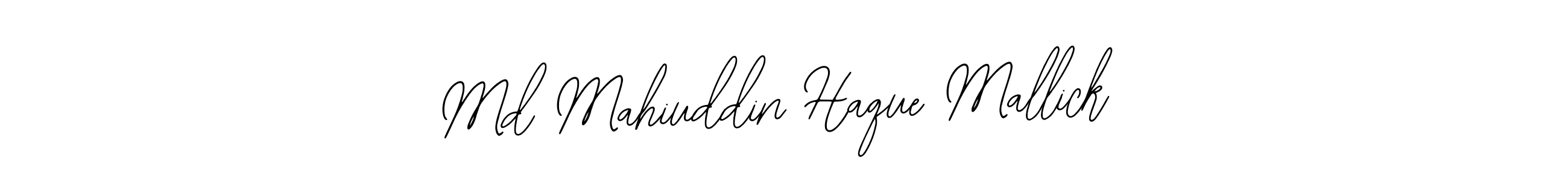 Make a beautiful signature design for name Md Mahiuddin Haque Mallick. Use this online signature maker to create a handwritten signature for free. Md Mahiuddin Haque Mallick signature style 12 images and pictures png