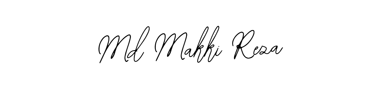 How to make Md Makki Reza name signature. Use Bearetta-2O07w style for creating short signs online. This is the latest handwritten sign. Md Makki Reza signature style 12 images and pictures png